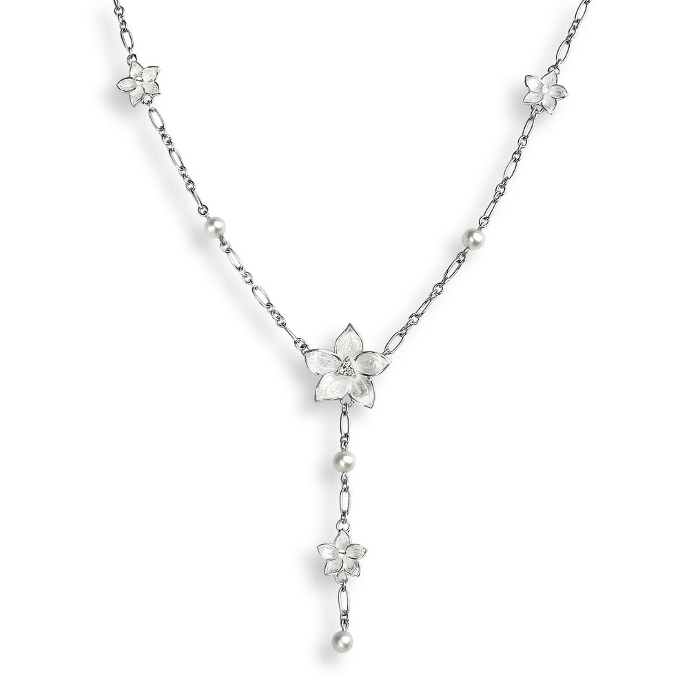 Silver bead - Stepping Stones - Rose