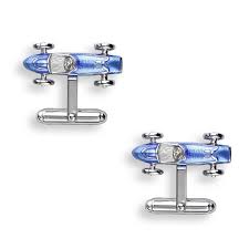Silver C.Links Racecar-Blue