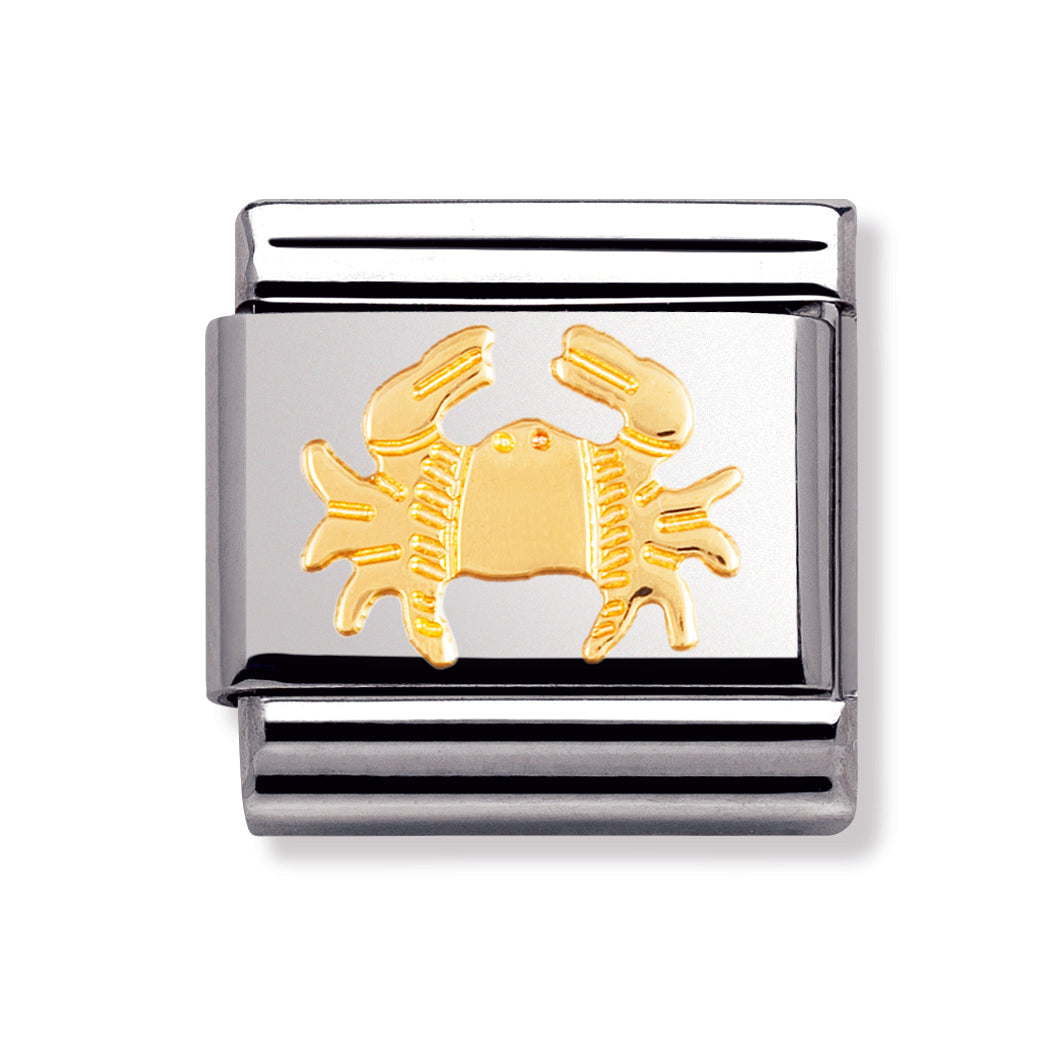 Composable Classic Zodiac In Stainless Steel With 18k Gold (Cancer)