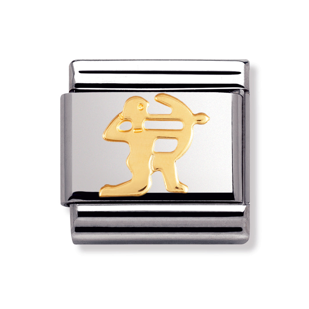 Composable Classic Zodiac In Stainless Steel With 18k Gold (Sagittarius)