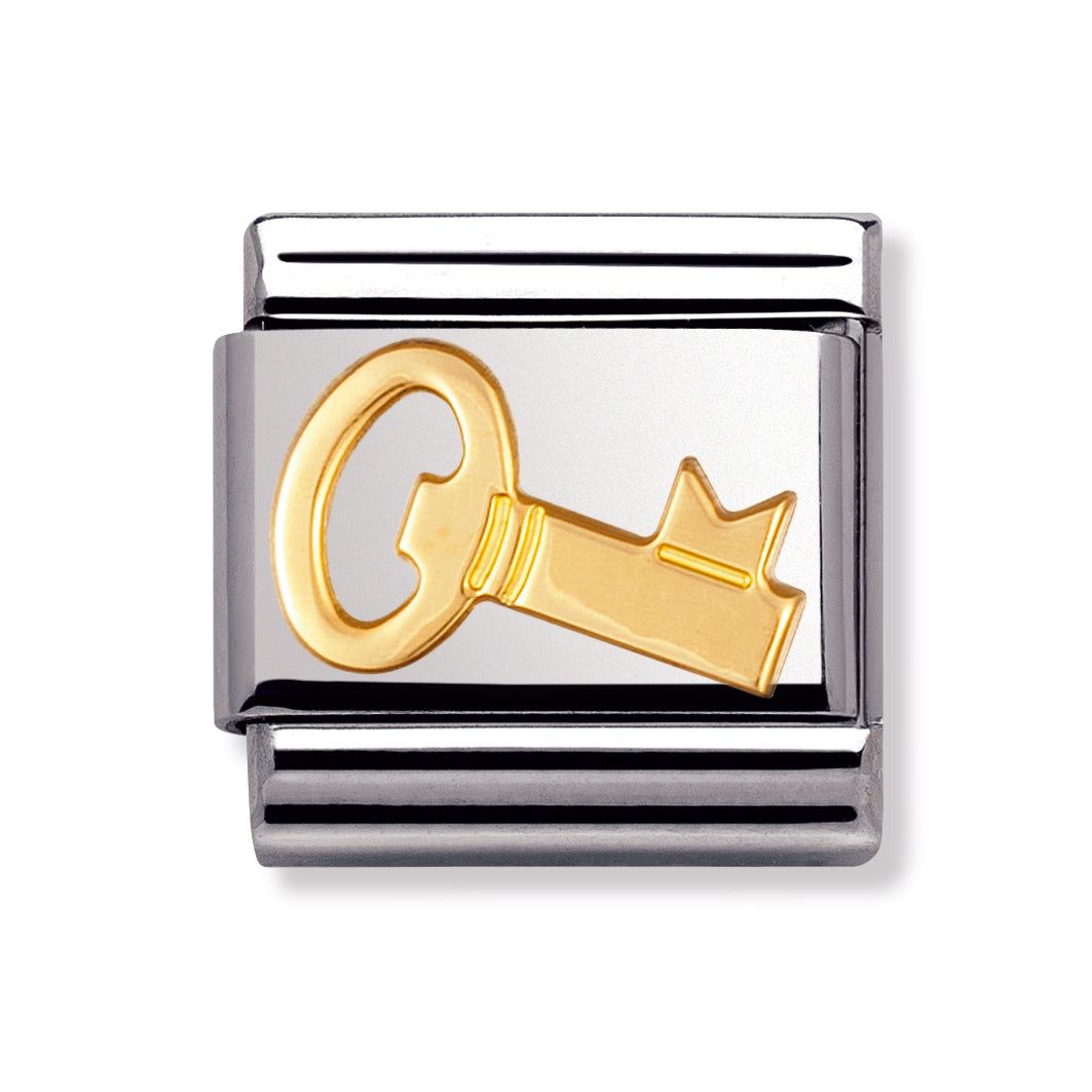 Composable Classic Daily Life In Stainless Steel With 18k Gold (Key)
