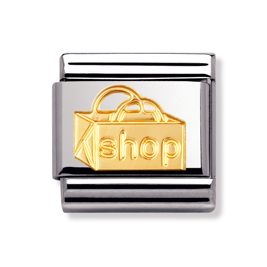 Composable Classic Daily Life In Stainless Steel With 18k Gold (Shopping Bag)