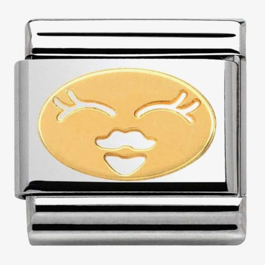 Composable Classic Fun 1 Stainless Steel And 18k Gold (Her Smile)