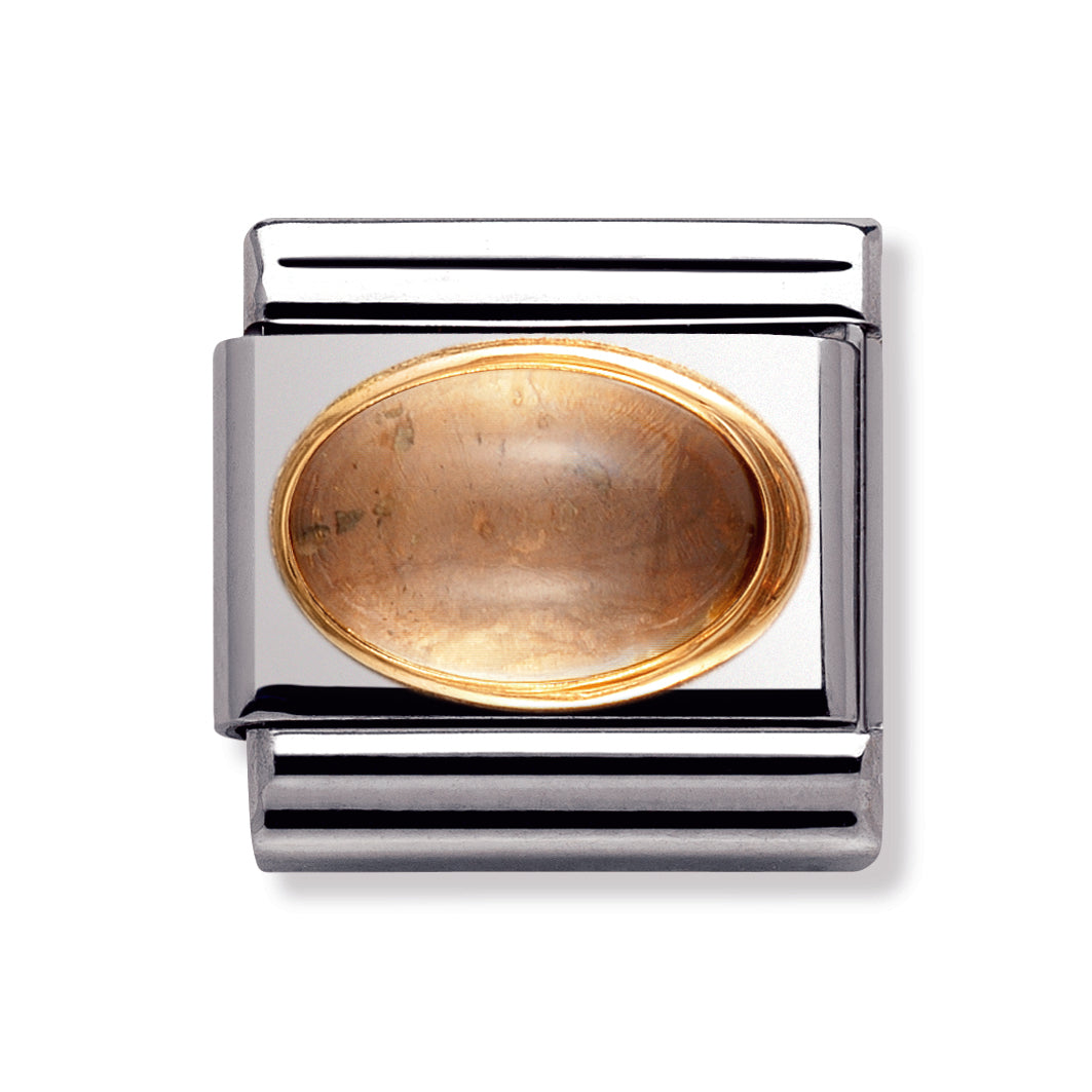 Ss&18ct Yellow Gold Citrine