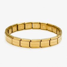 Composable Classic gold coloured Stainless Steel - x18 Link bracelet