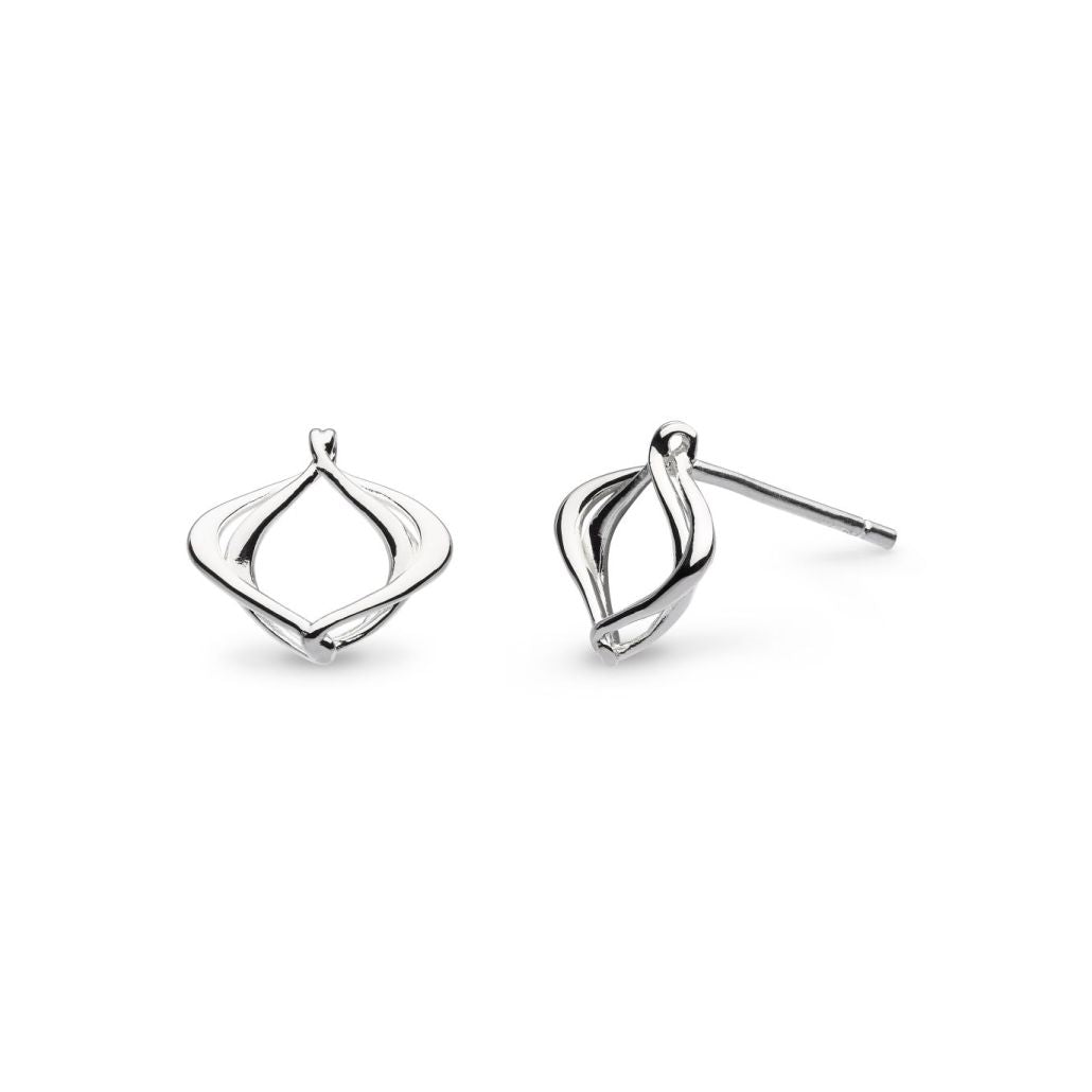Silver Alicia Petite Stud Earrings