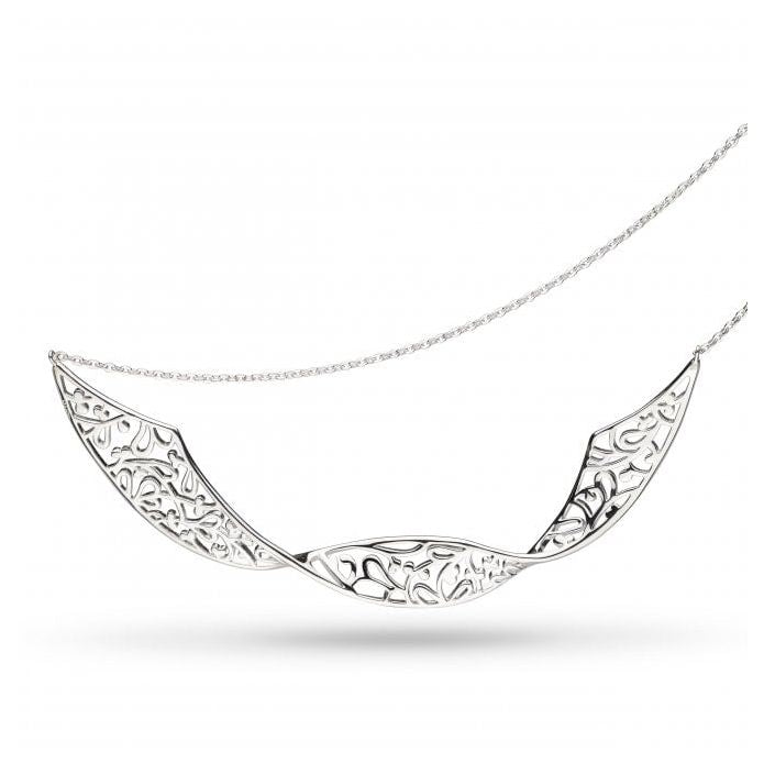 Silver Blossom Flourish Brooch