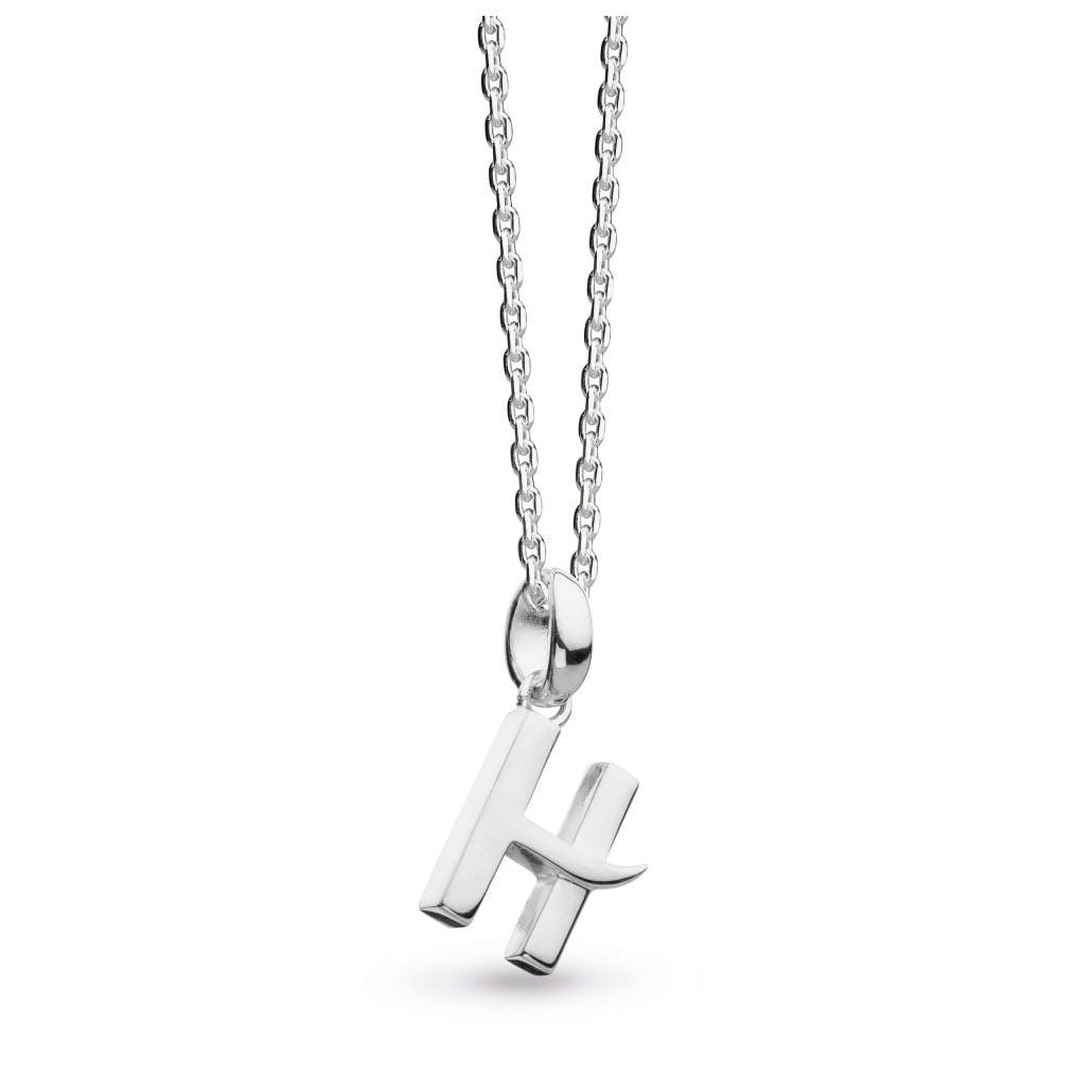 Silver Signature Capital H Necklace