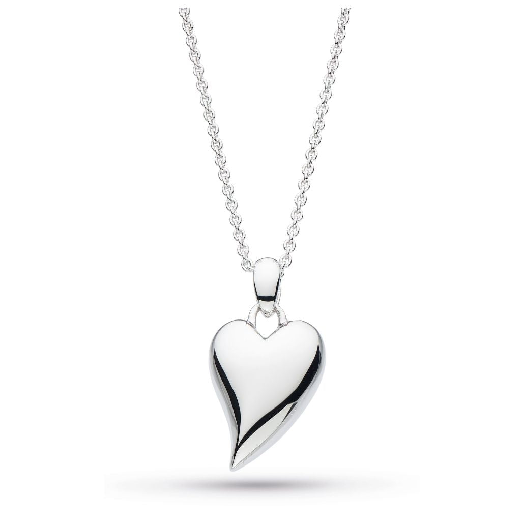 Silver Desire Cherish Midi Heart Necklace