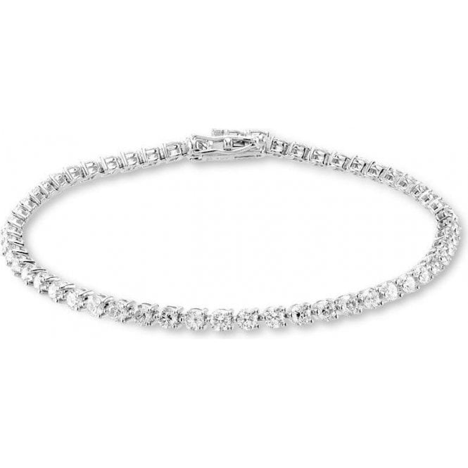 18ct white gold 55 Diamond Tennis bracelet