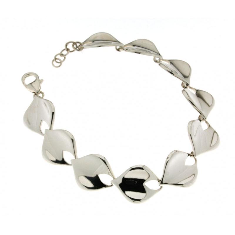 Silver Reversible Crab Brac