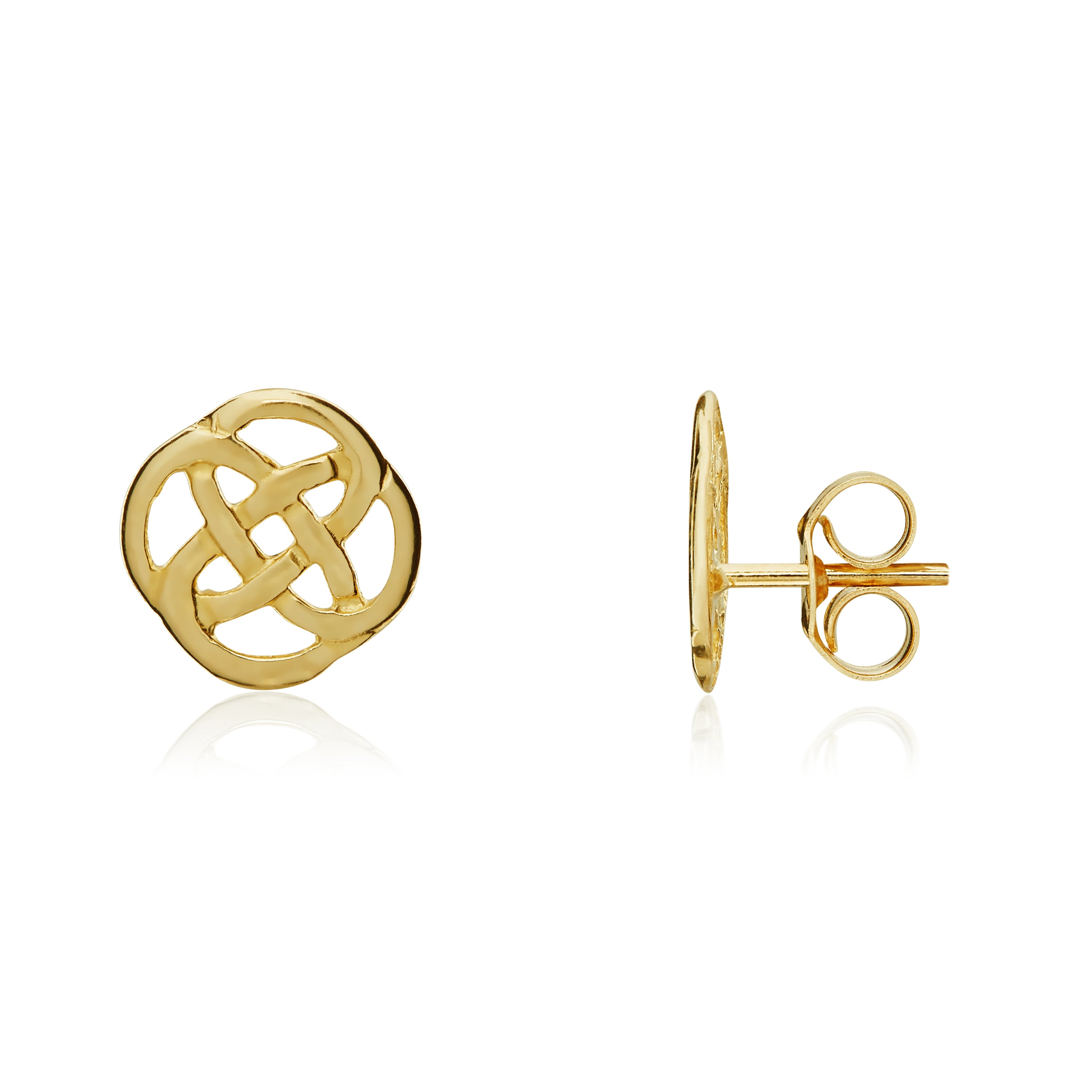 9ct Yellow Gold Celtic Stud