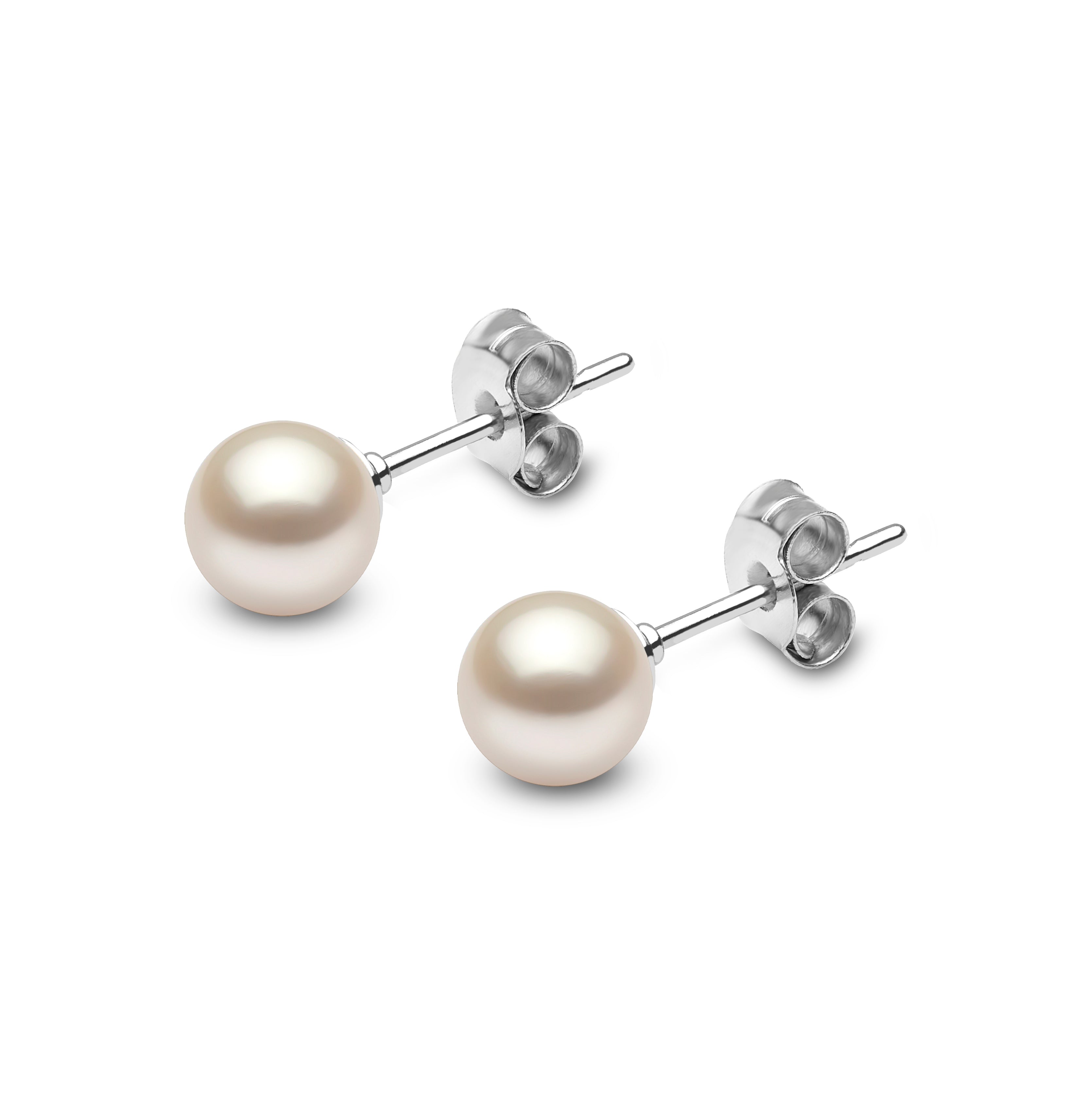 9ct White Gold Rnd Wht Cfwp 6x5.5mm