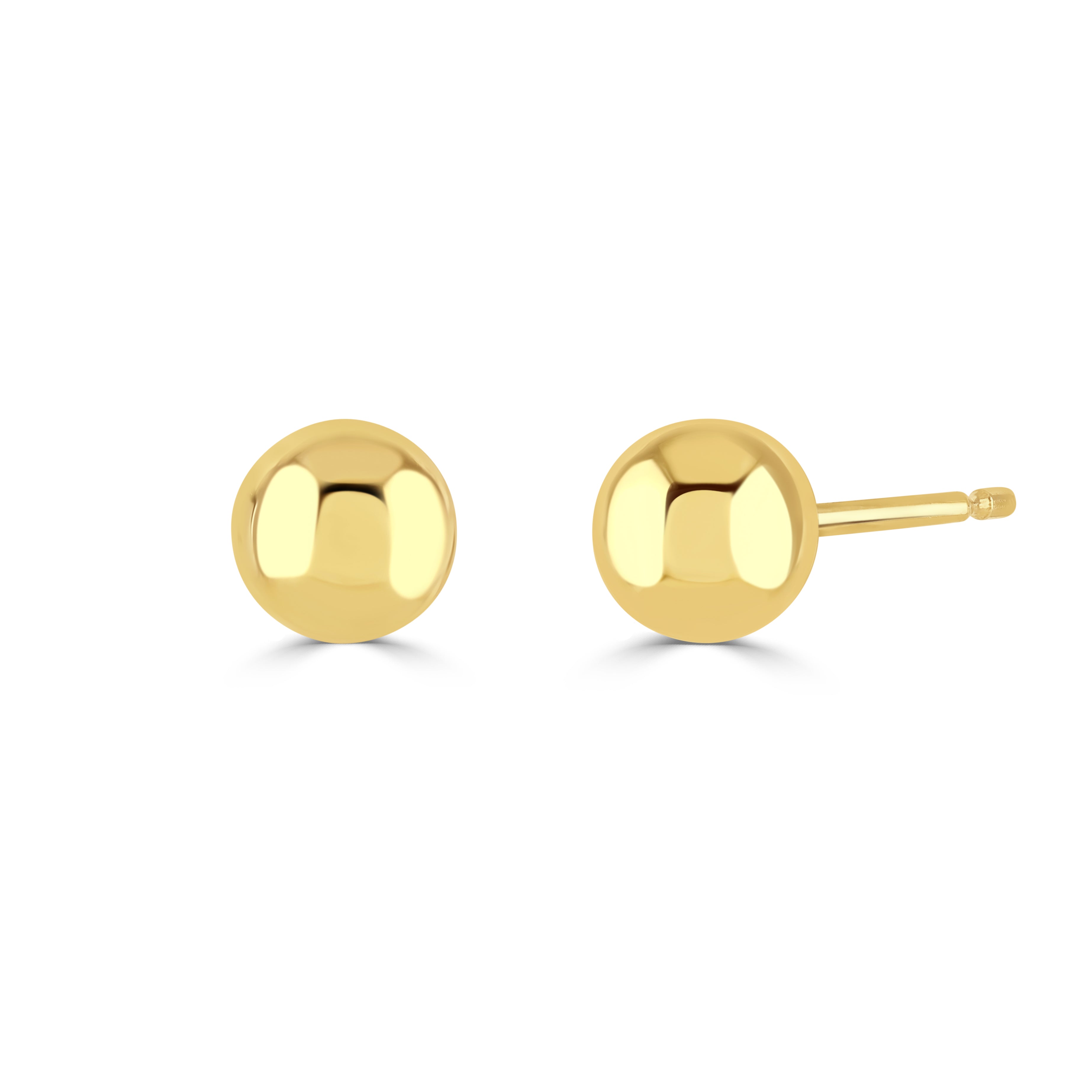 18ct Yellow Gold 5mm Ball Stud