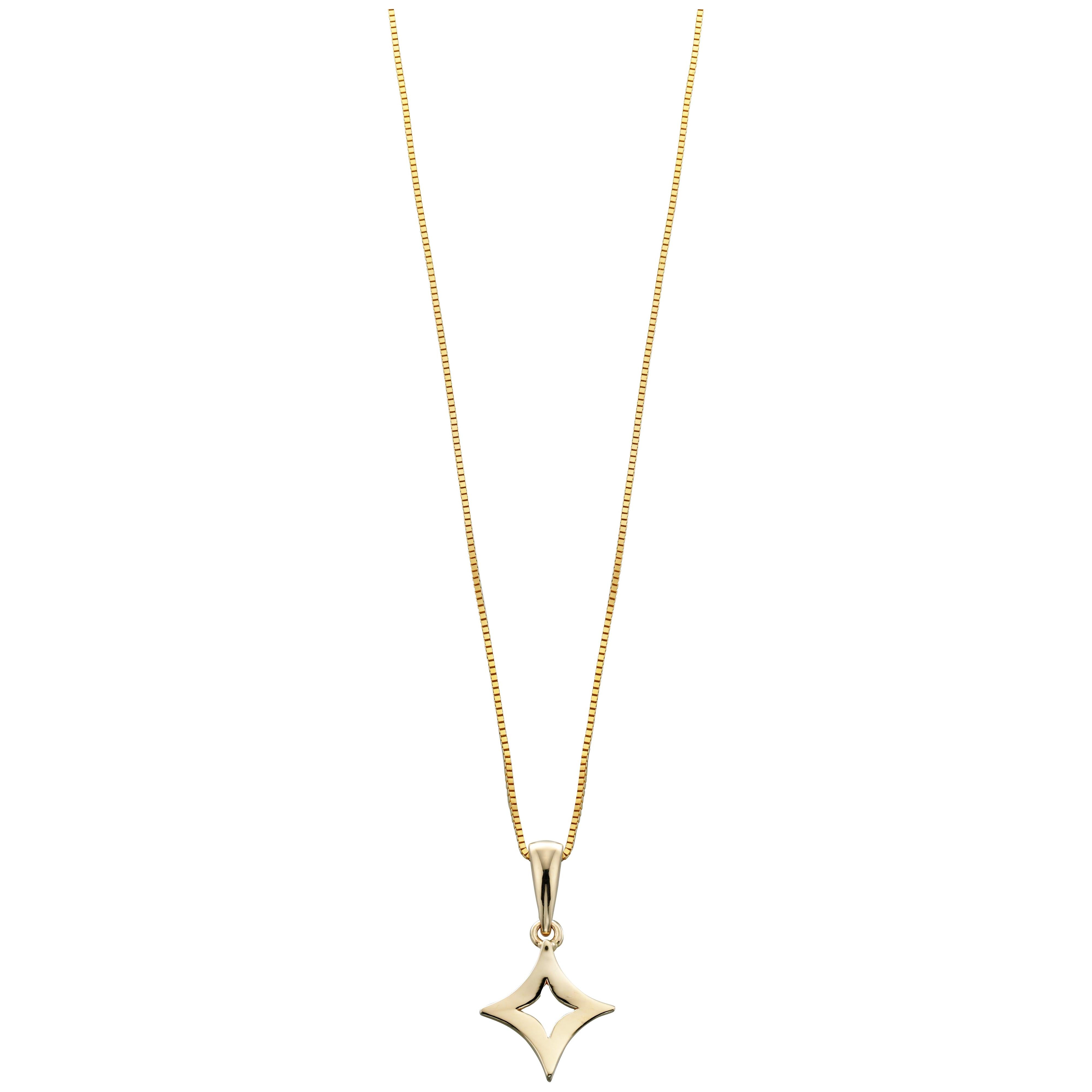 9ct Yellow Gold Star Pendant