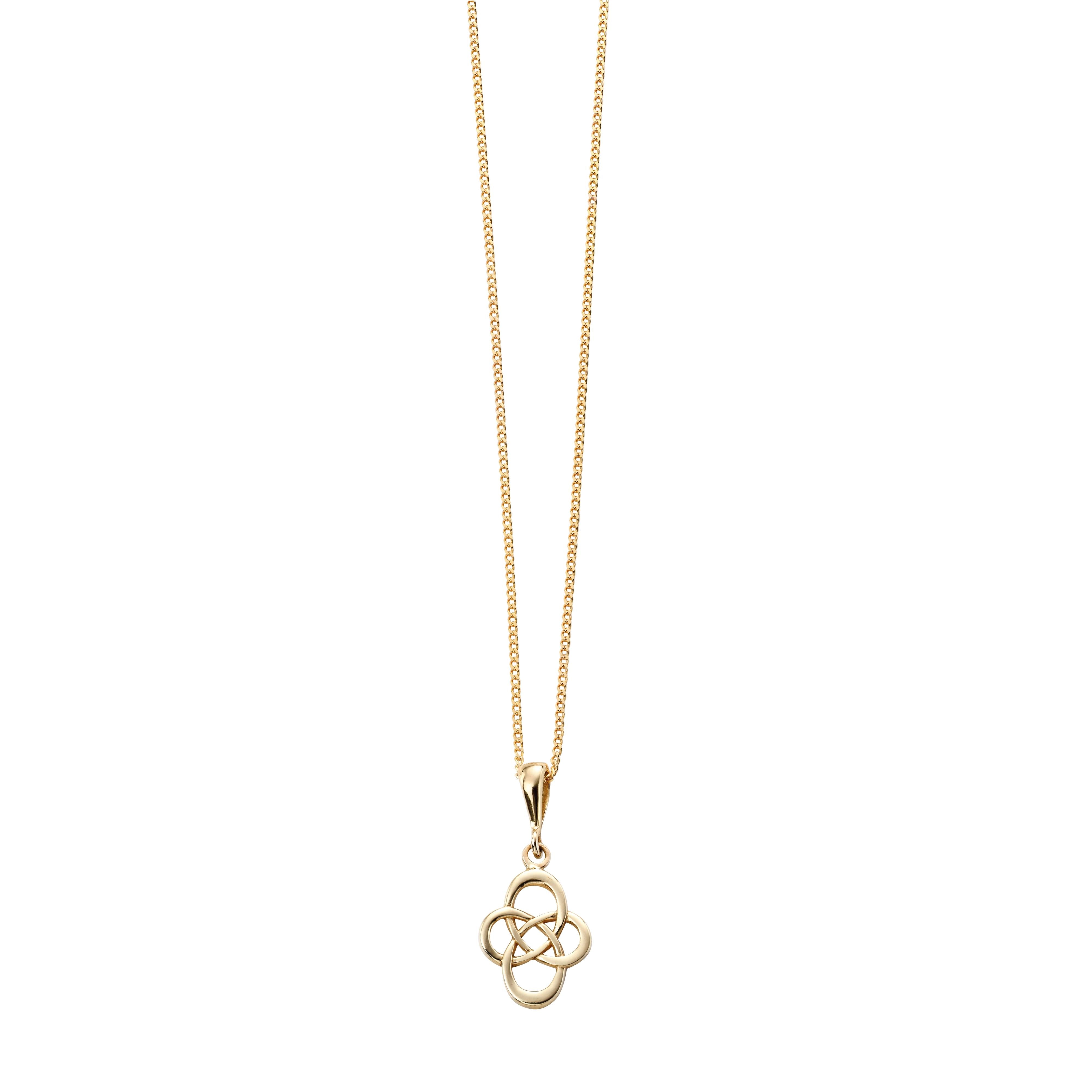 9ct Yellow Gold Celtic Motif Pendant