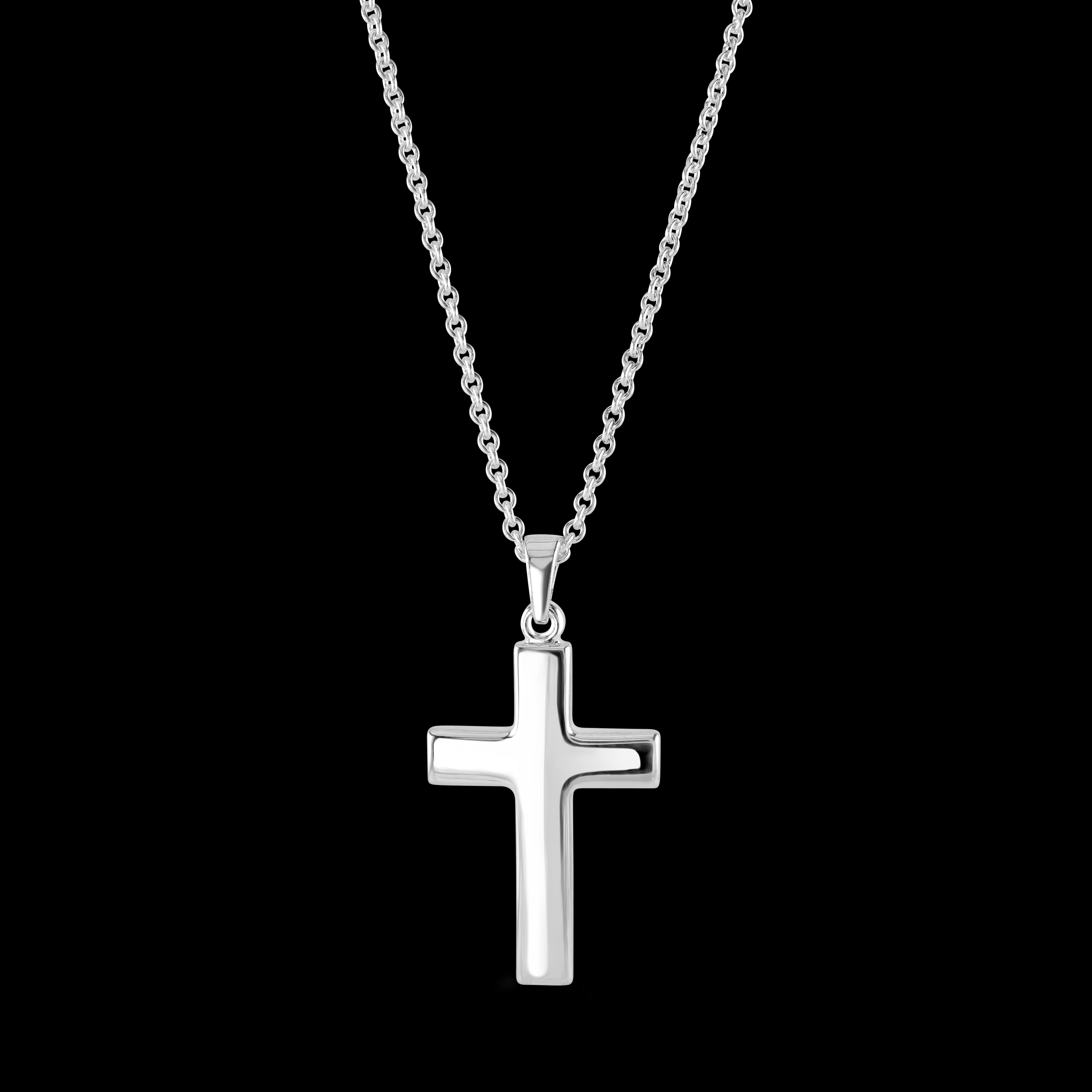 Plain Silver Cross