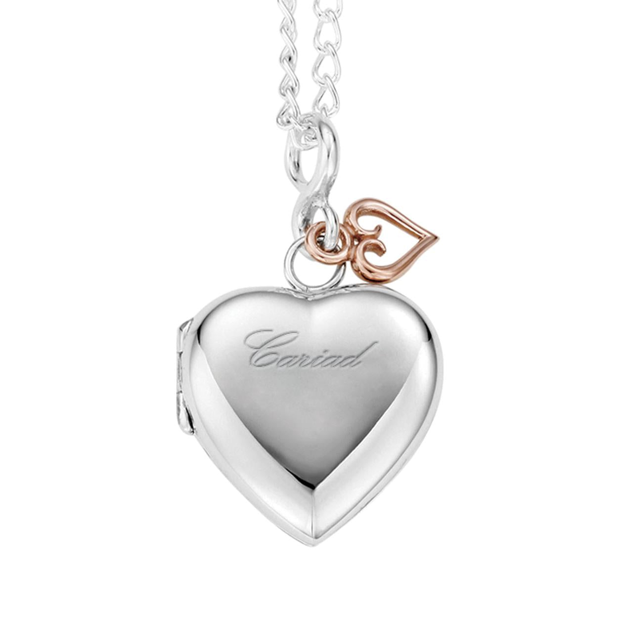 Cariad® Sterling Silver Locket