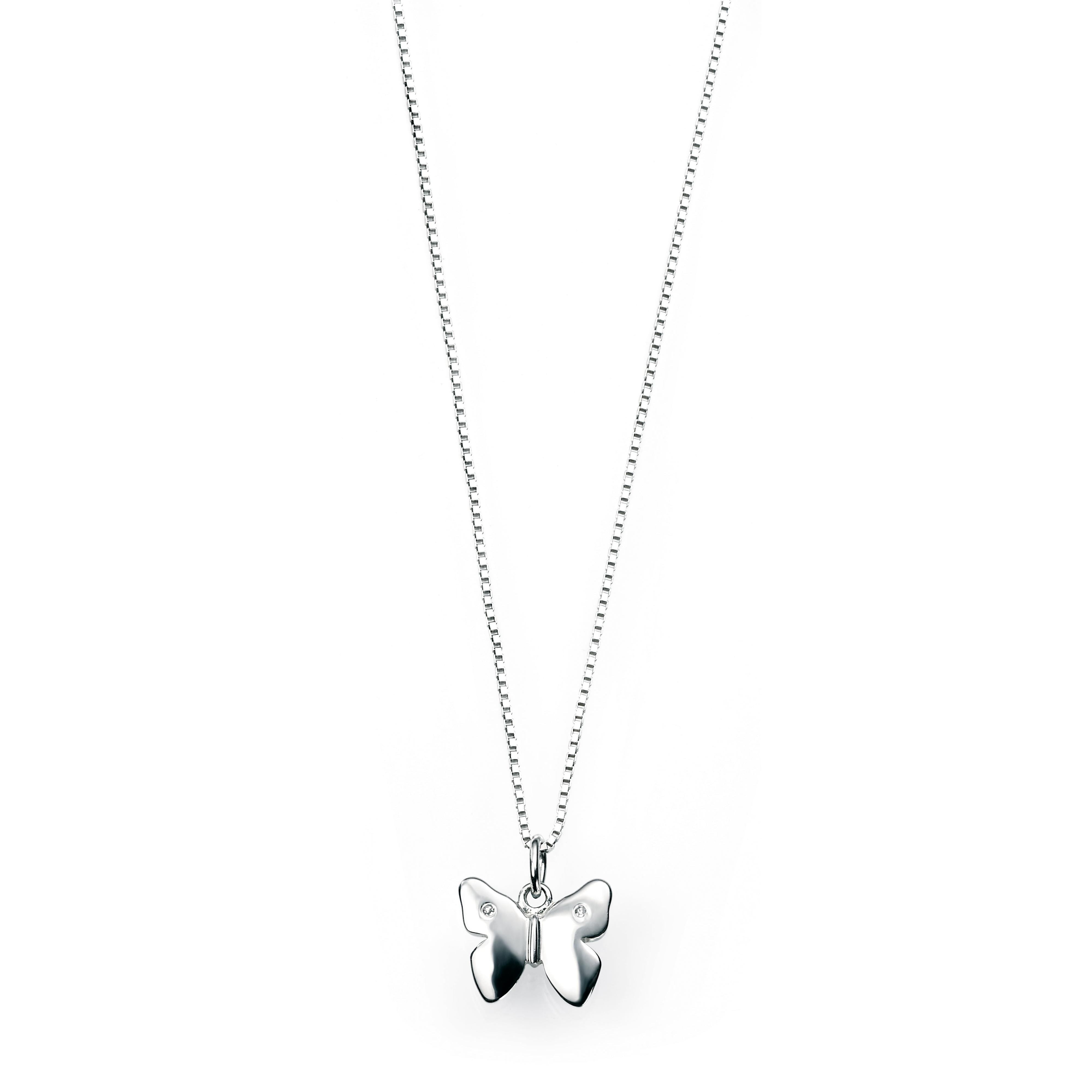 Silver Butterfly Pendant