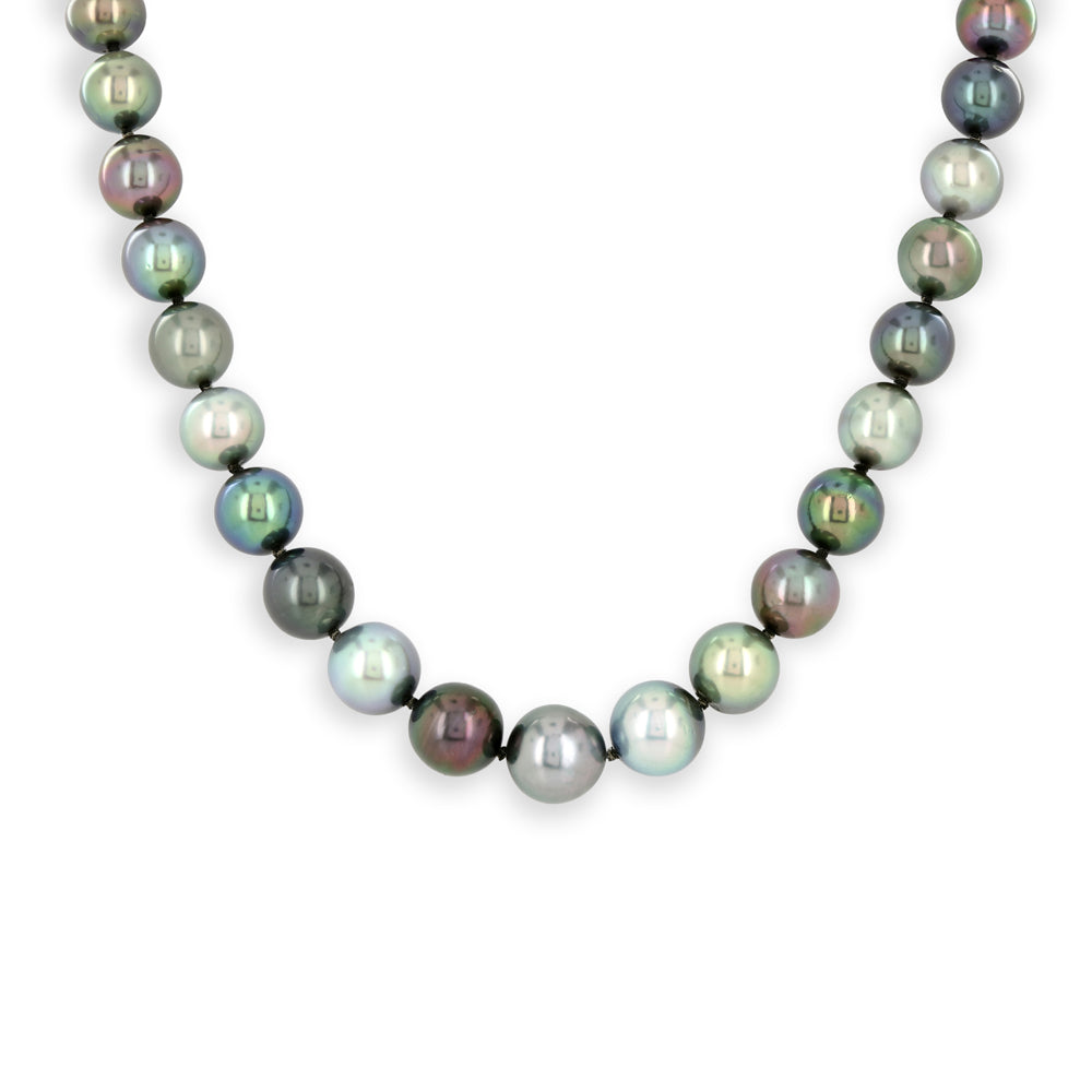 Multi-Coloured Tahitian Cultured Pearl Necklace