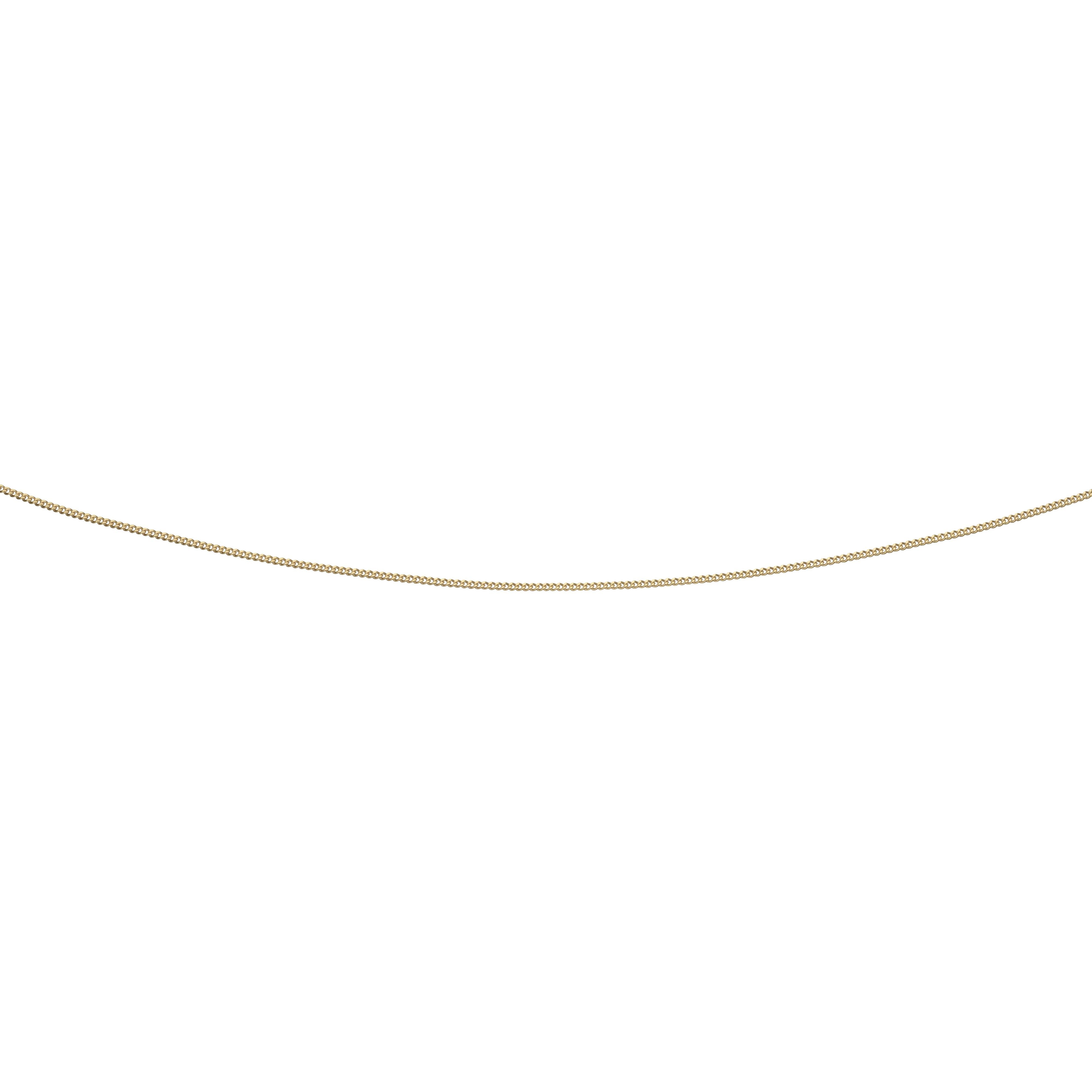 9ct Yellow Gold 41cm Curb Link Chain