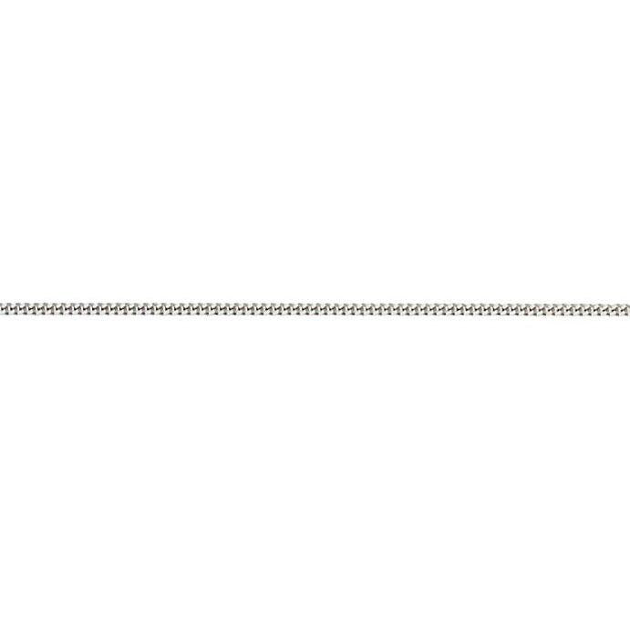 18ct White Gold Filed Curb Trigger