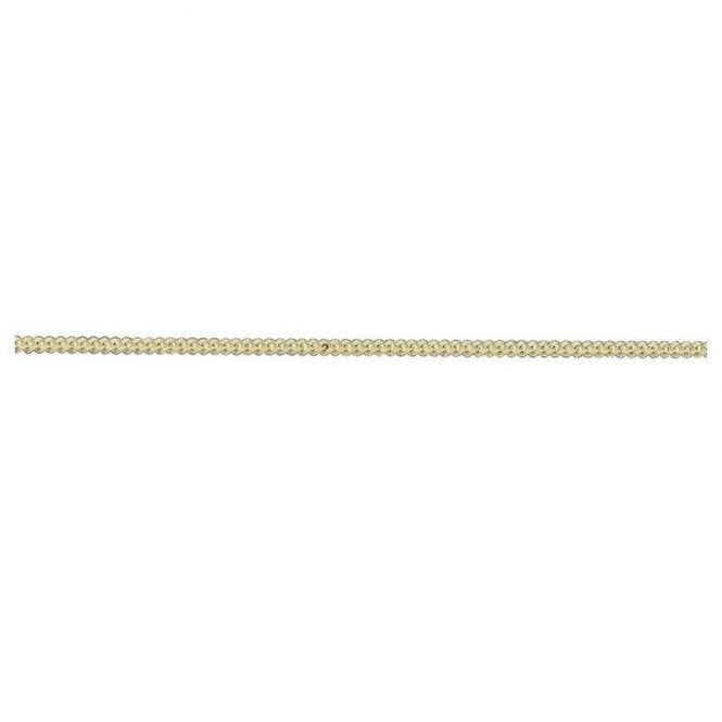18ct Yellow Gold 18" Curb Link Necklace