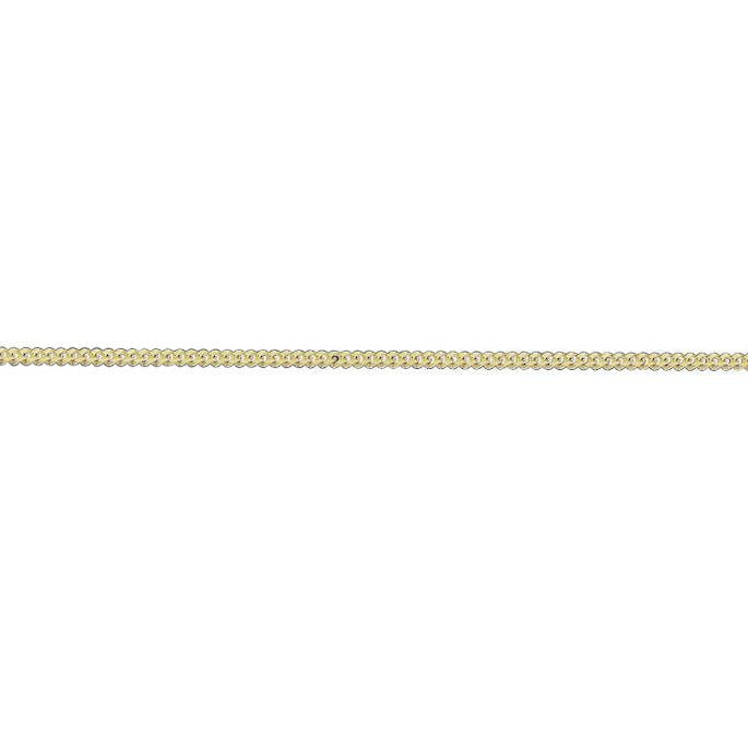 18ct yellow gold 20" Filed Curb link necklace