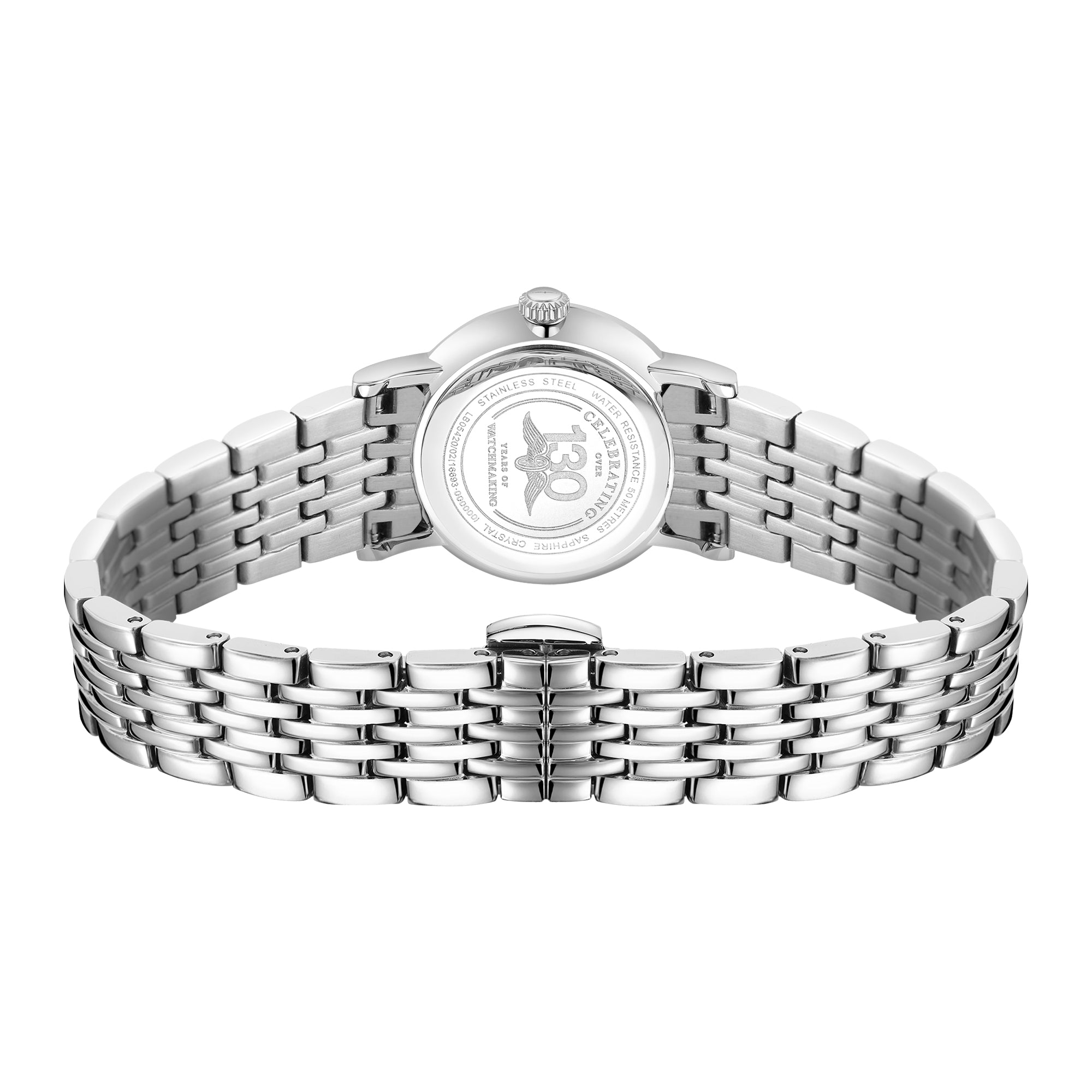 Heritage Windsor stainless steel case bracelet watch