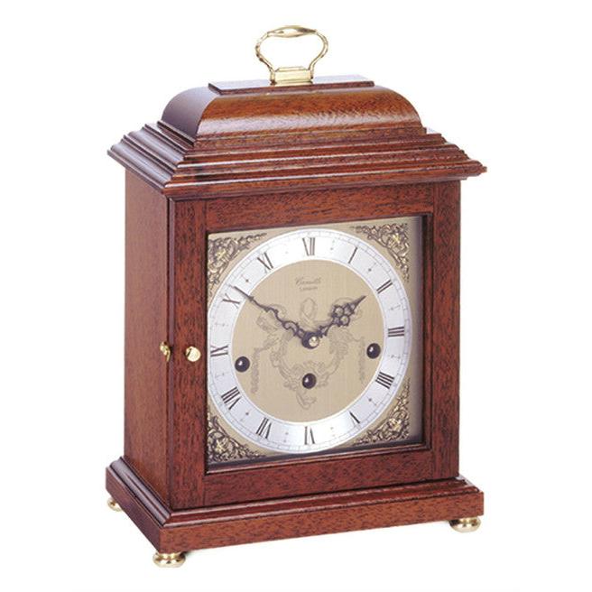 Mahogany Mechanical Mantle Clock