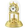 Gold Plated Anniversary Quartz Clock
