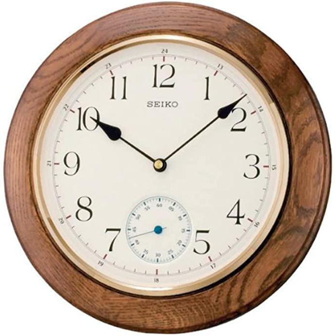 Wooden Quartz Wall Clock