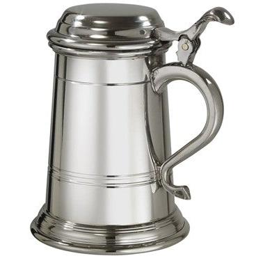 Pewter Balmoral 1-Pint Tankard with Lid