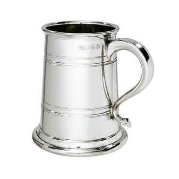 Pewter 1-Pint Heeley Lined Tankard