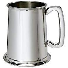 1-Pint Pewter Tankard