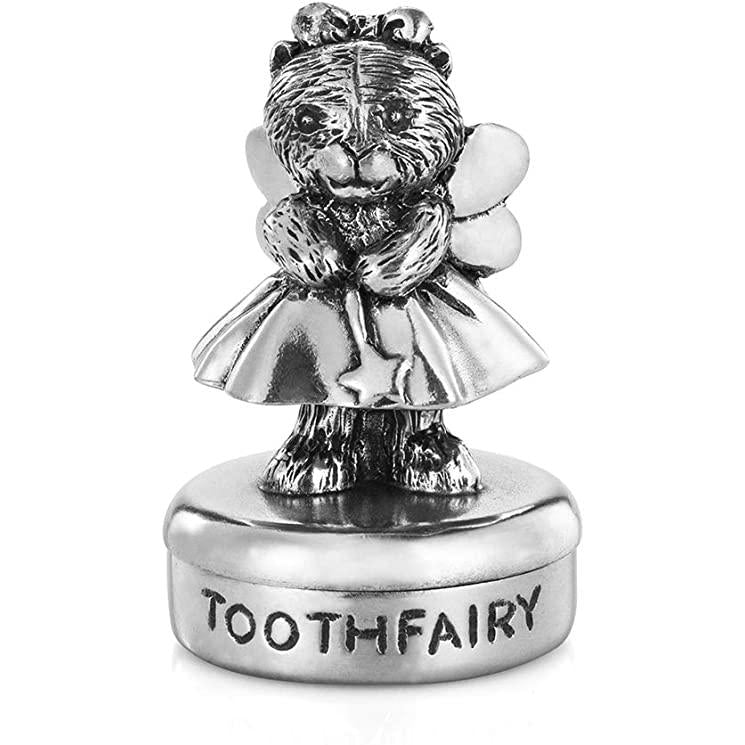Pewter Teddy Bears' Picnic Tooth Fairy Tooth Box