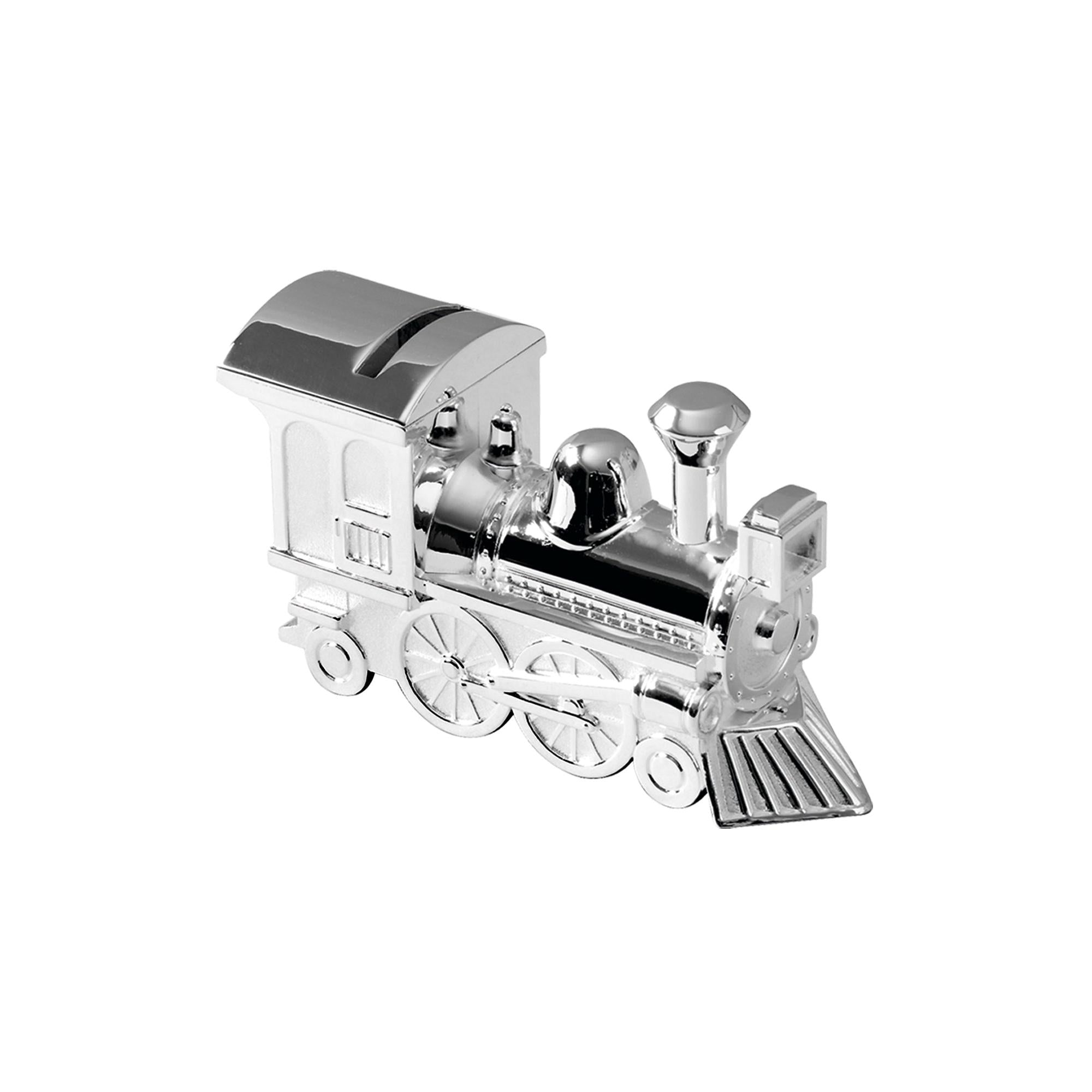Silver plated Loco Money Box
