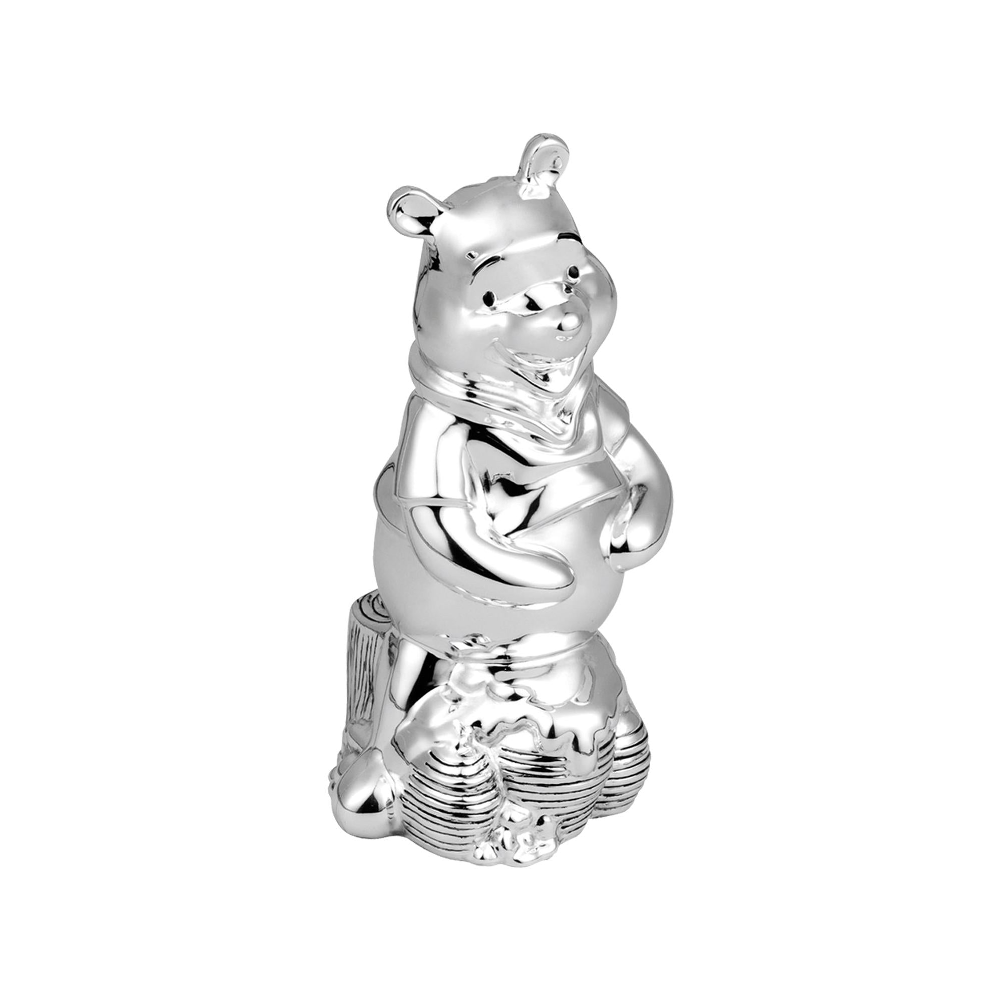 Silver Plated Winnie The Pooh Money Box