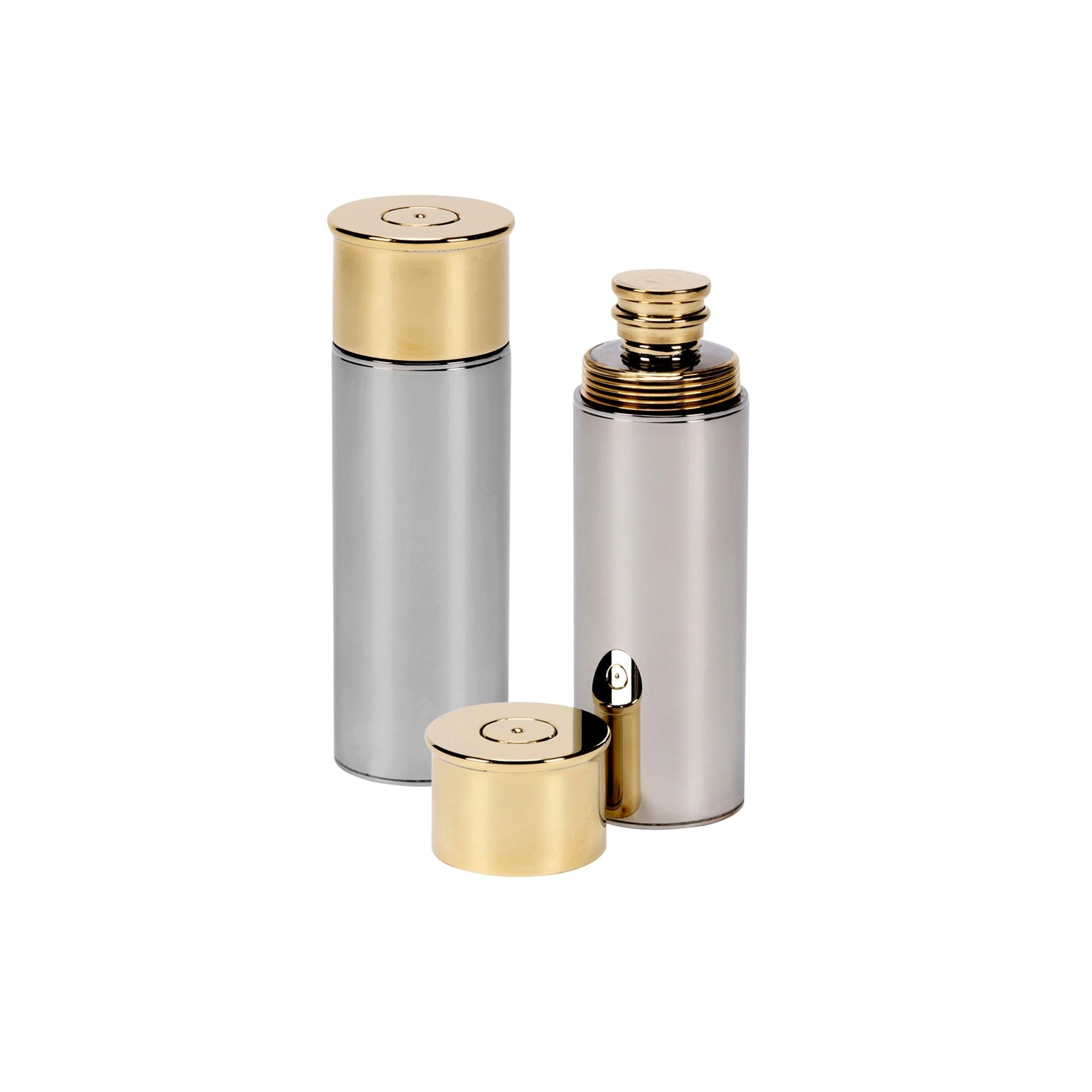 Stainless Steel Cartridge Flask and Funnel