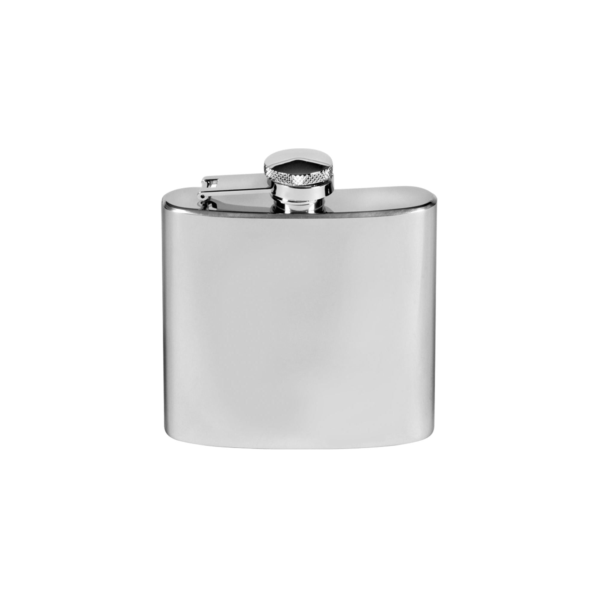 Stainless steel 6oz Flask with Captive Top+2 Cups