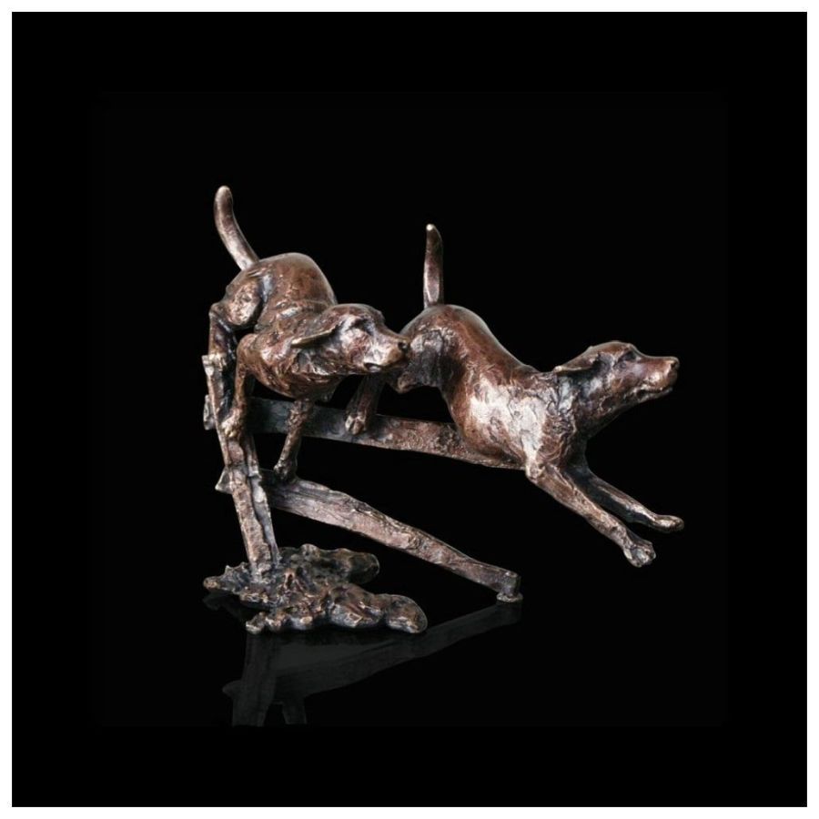 Two Labradors Running