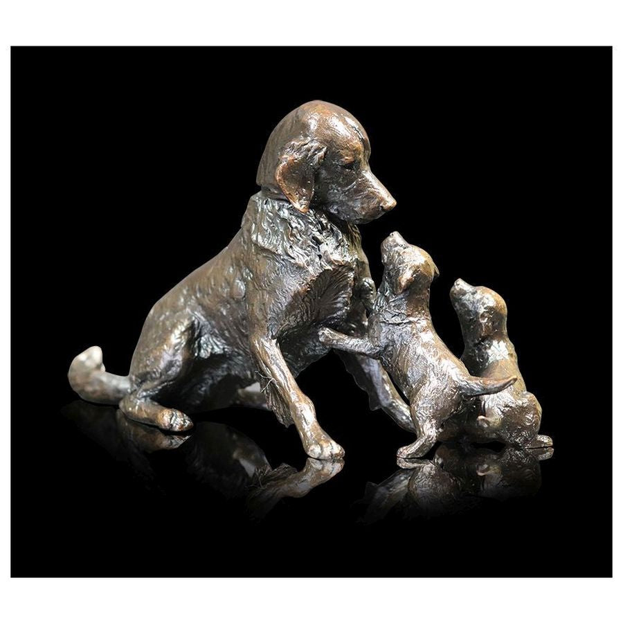 Retriever With Puppies