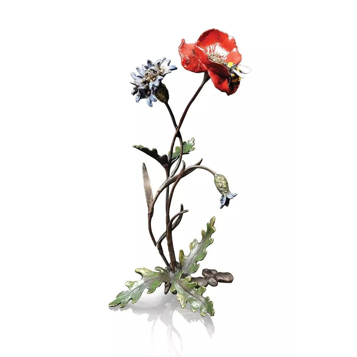 Poppy, Cornflower & Bee