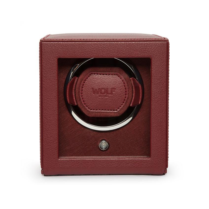 Cub Bordeaux Single Watch Winder With Cover