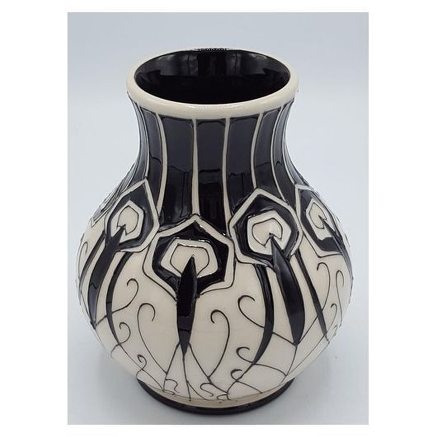 Peacock Parade Vase