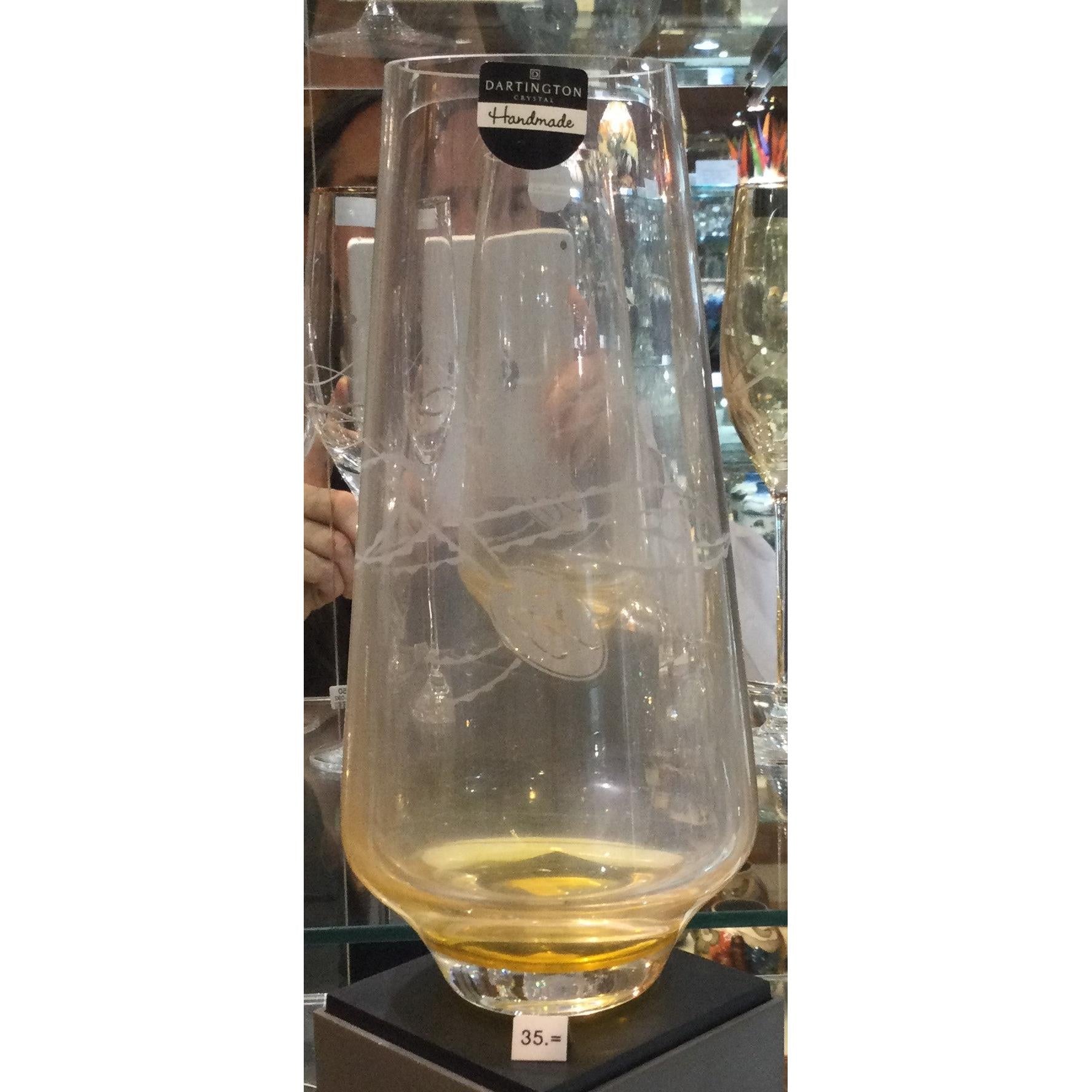 Celebrate Vase Gold Amber