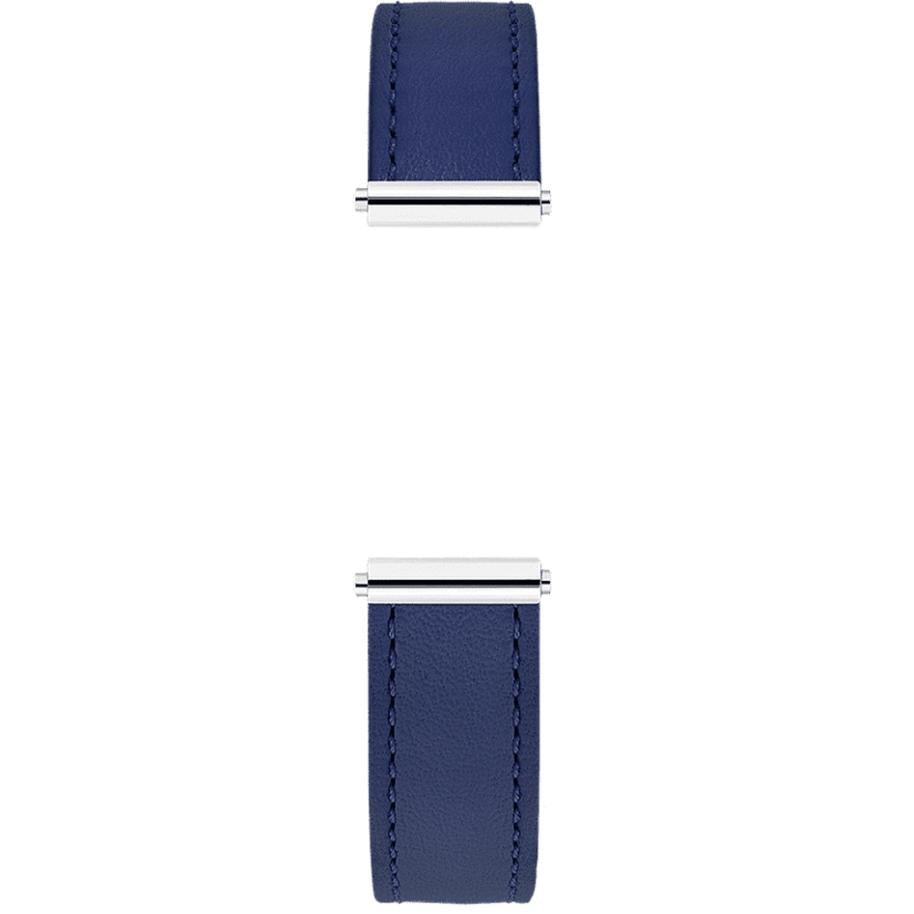 Antarès Interchangeable Watch Strap – Navy Leather / Stainless Steel