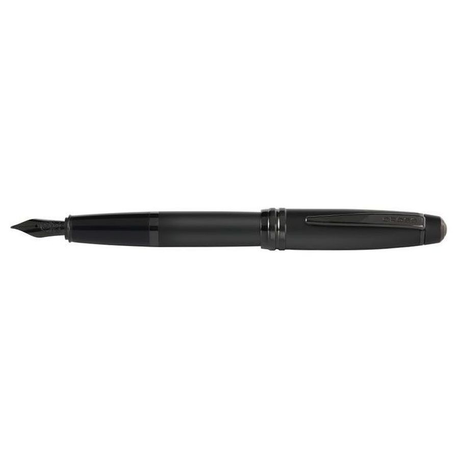 A.T.Cross Ltd-Cross Bailey Matte Black Fountain Pen-Dipples Jewellers
