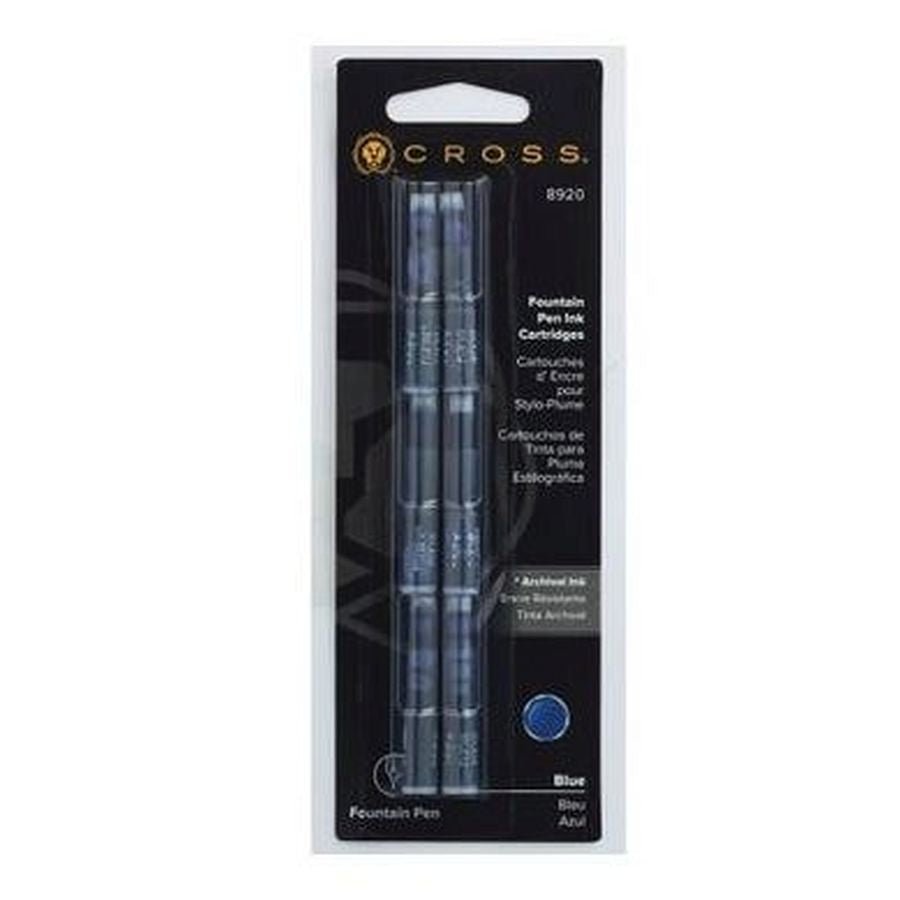 A.T.Cross Ltd-Cross Blue Ink Cartridges-Dipples Jewellers