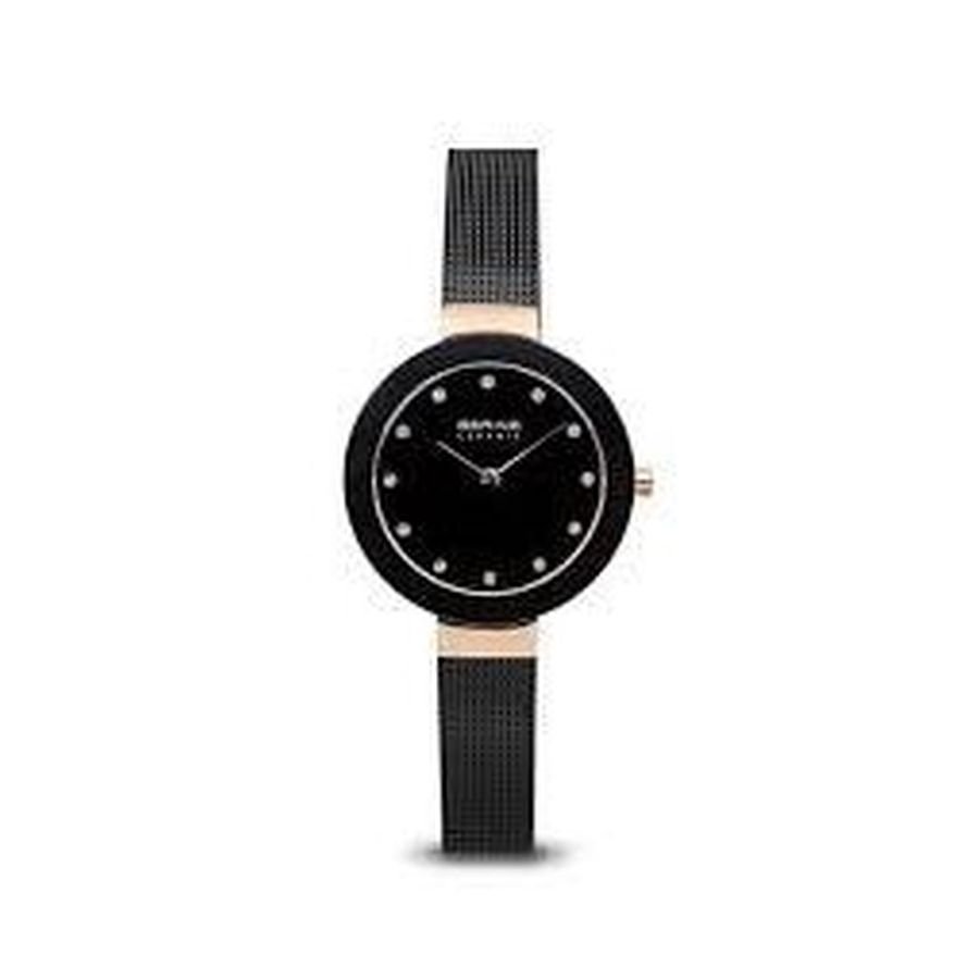 Bering Time Aps-Ladies Black Ceramic Quartz-Dipples Jewellers
